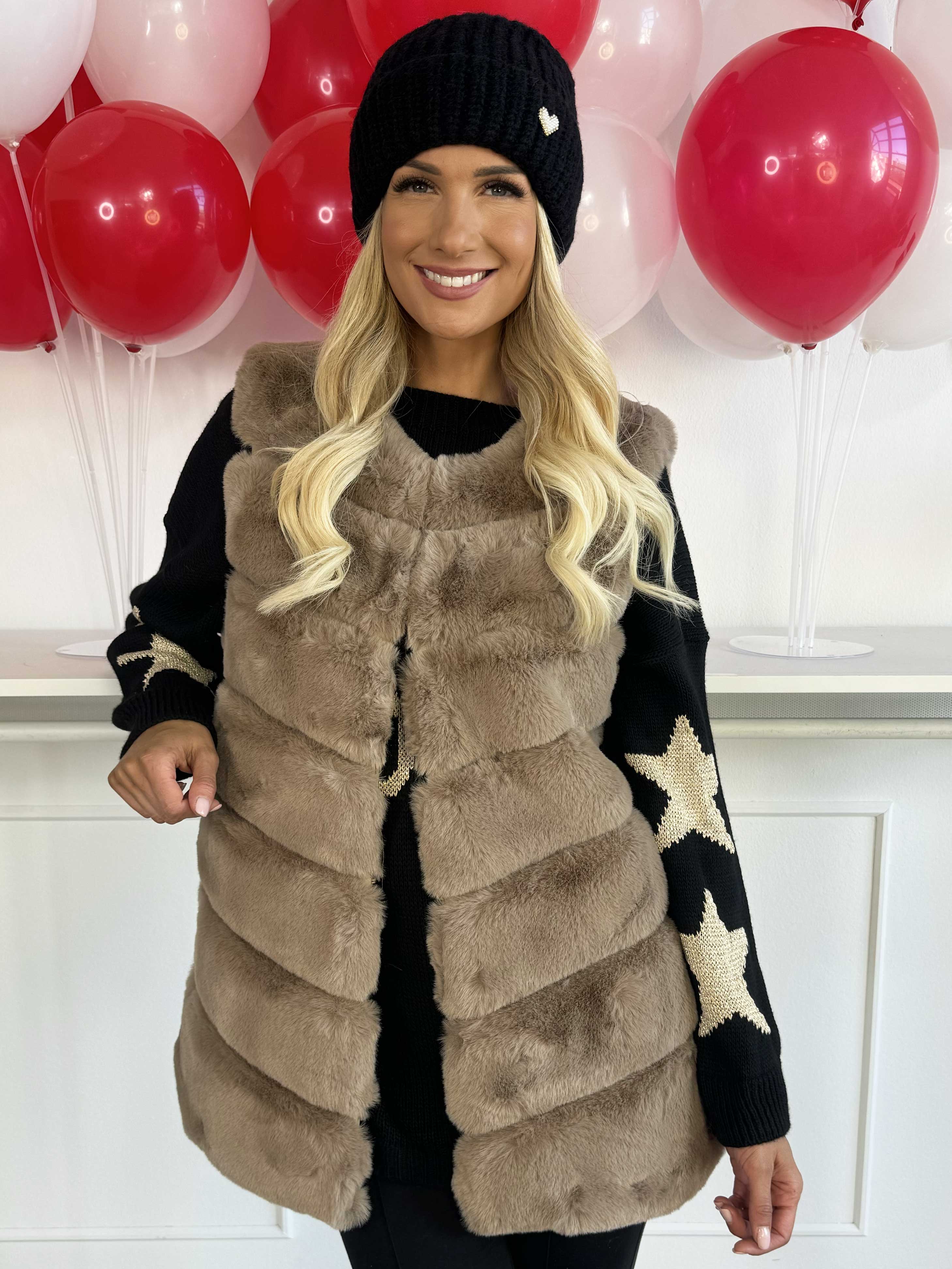 Chiara - Mjuk fuskpälsväst